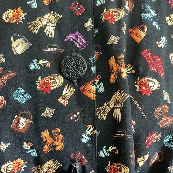 Vintage Desert West By Sherry Holt Buttown Down Top - Picture 3 of 8